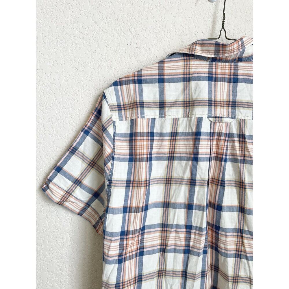 Tommy Bahama Mens Orange Striped Button Down Shirt Small 100% Cotton Pre-owned - Picture 9 of 12